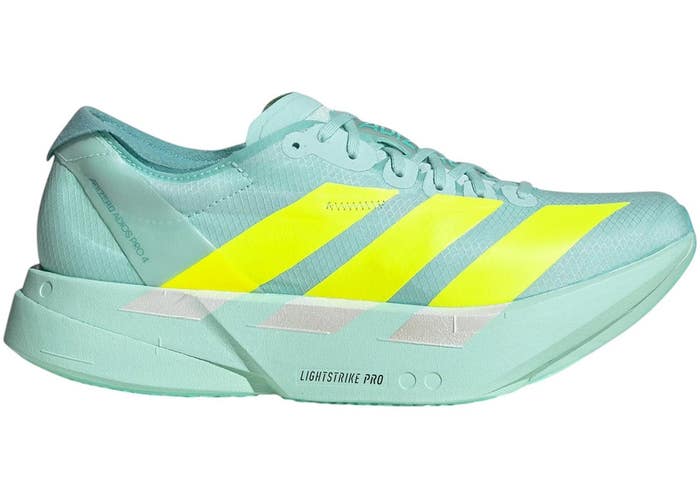 Size 10.5 - adidas Adizero Adios Pro 4 Aqua (Women's) JR1243