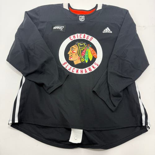 Used Black Chicago Blackhawks Adidas MIC Practice Jerseys - Multiple Options Available