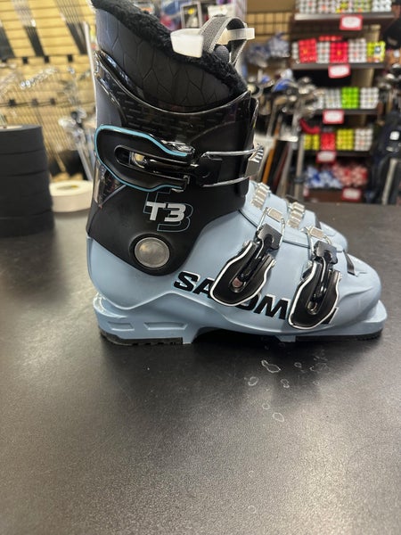 Salomon T3 Mondo 22 & 22.5 Junior Ski Boots (Used)