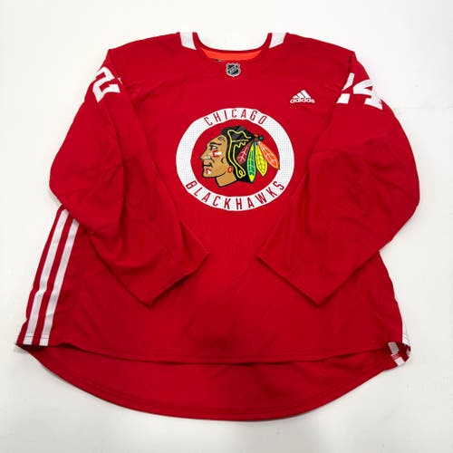 Used Red Chicago Blackhawks Adidas MIC Practice Jerseys - Multiple Options Available