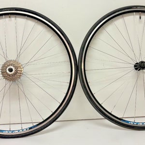JALCO drx 4000 10-Speed 32-Spoke Black Aluminum 700C Wheelset Formula Hub +Tires