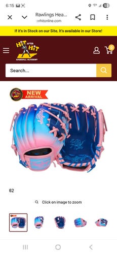 Rawlings RH Infield Heart of the Hide Baseball Glove 11.5" (New)