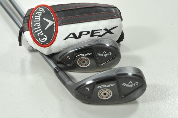 Callaway Apex 16 4 and 5 Hybrid Set Regular Flex RH Kuro Kage Graphite # 211198