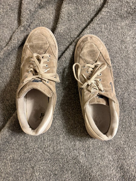 White Men's Size M 10.0 (W 11.0) Adult Nike Shoes (Used)
