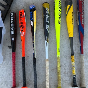 Baseball Bat Bundle: DeMarini, Louisville, Marucci, Easton - Various Sizes.