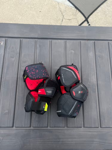 Intermediate Large Bauer Vapor 3X Elbow Pads (New)