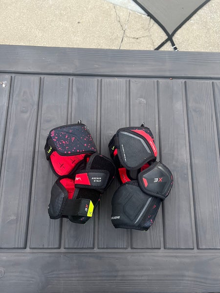 Intermediate Large Bauer Vapor 3X Elbow Pads (New)