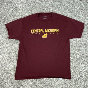 Central Michigan Chippewas Shirt Mens Large Red NCAA Football Champion College