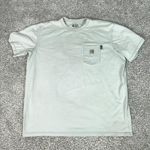 Carhartt Shirt Mens 3XLT White FR Flame Resistant Loose Pocket Workwear Tee T