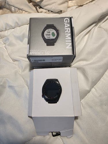 Garmin Approach S42 Golf GPS Smartwatch [Black] - OPEN BOX, NEVER USED