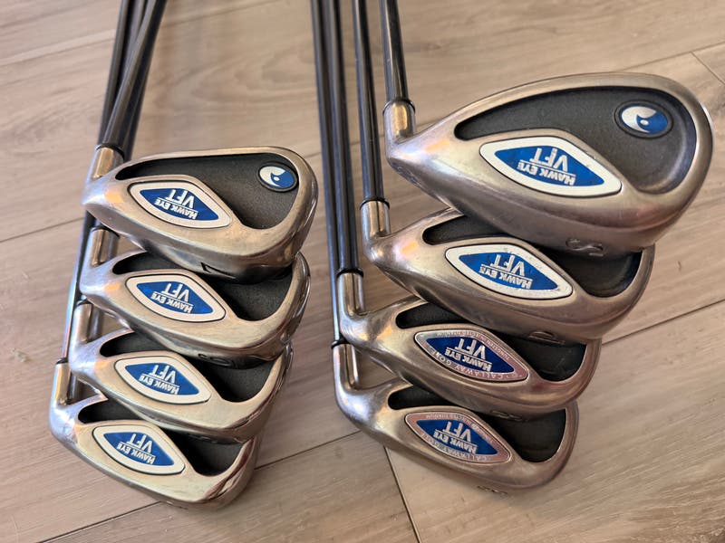 Callaway Hawk Eye VFT Iron Set 4-9 PW SW RH Graphite Regular Flex