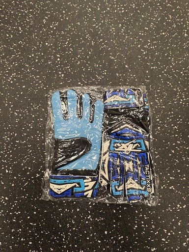 Used TACTIXXS Soccer Goalie Gloves Navy Blue 6 11849-S000037823