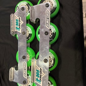 Sure-Grip H-205 roller hockey frames w/ Labeda wheels.