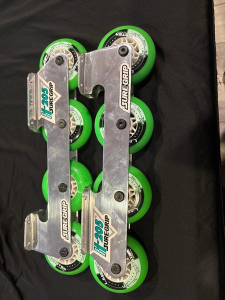 Sure-Grip H-205 roller hockey frames w/ Labeda wheels.