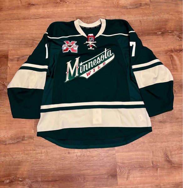 Team Issued Reebok Edge Minnesota Wild Jersey 7187A MiC Made in Canada (56)