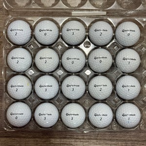 20 TaylorMade SpeedSoft Golf Balls - 5A/4A Condition