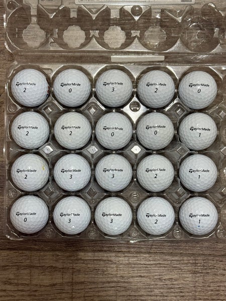 20 TaylorMade SpeedSoft Golf Balls - 5A/4A Condition