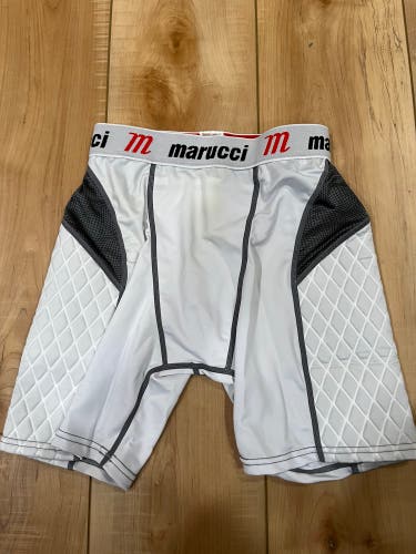 White Men's Small Adult Marucci Game Pants (New)
