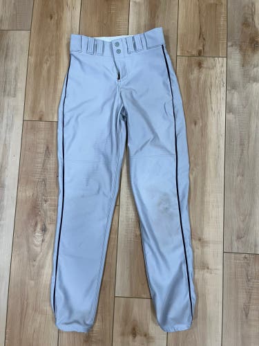 Gray Men's Small (28/32) Adult Riddell Game Pants (Used)