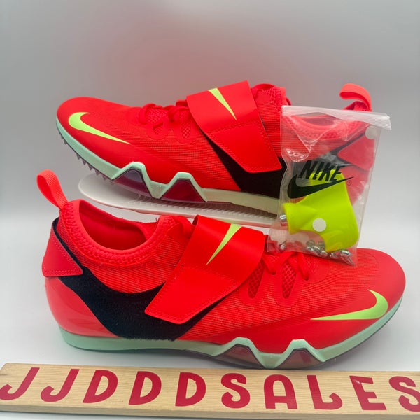 Nike Pole Vault Elite Track & Field Spikes FZ9649-600 Bright Crimson Men Sz 10.5
New