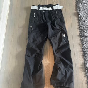 Stio Women’s Ski Pants Size M Black Waterproof Snow Pants Jackson Hole