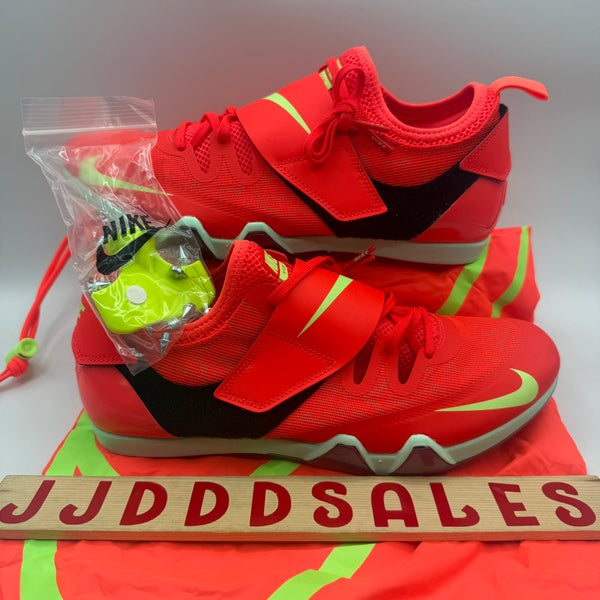 Nike Pole Vault Elite Track & Field Spikes FZ9649-600 Bright Crimson Men Sz 9
New