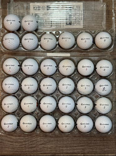 32 TaylorMade Distance+ Golf Balls - 4A Near-Mint Condition