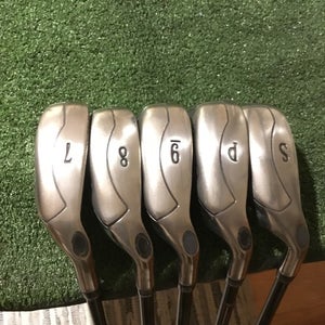 Callaway Ladies Fusion Wide Sole Irons Set (7-PW-SW) 45g Graphite Shafts