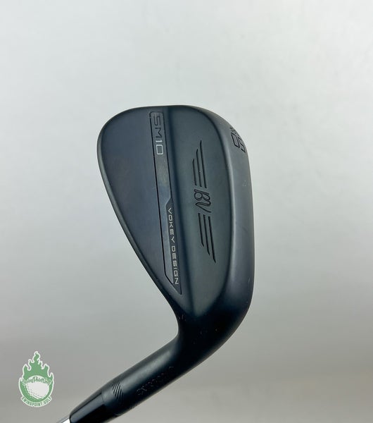 Used Titleist Vokey SM10 Black F Grind Wedge 50*-08 Wedge Flex Steel Golf Club