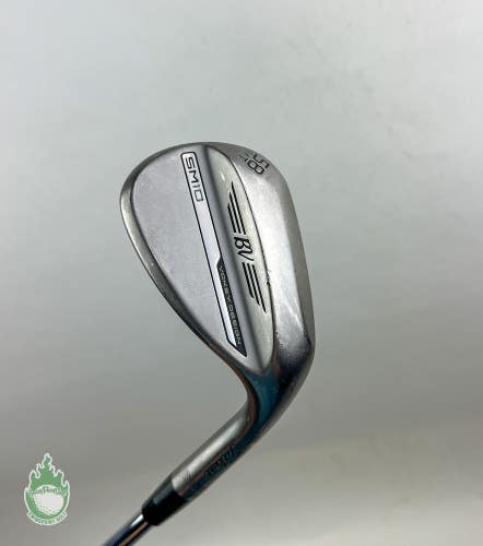 Used Titleist Vokey SM10 T Grind Nickel Wedge 58*-04 Wedge Flex Steel Golf Club