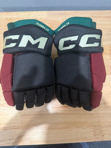 Arizona Coyotes Kachina Matt Dumba #24 Team Issued CCM Pro Stock Gloves 14” NEW NHL