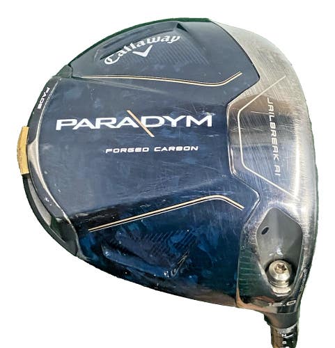 Callaway Paradym Forged Carbon Driver 12 RH 50g 6.0 Hzrdus Stiff 45 New Mid Grip