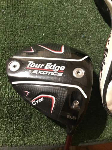Tour Edge Exotics C722 9.5* Driver Regular Ventus 5-R 4T Core Red Graphite 44.5