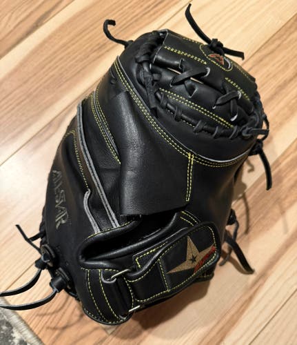All Star RH Catcher's Pro elite Baseball Glove 35" (New with a slight break in) CM3000BK