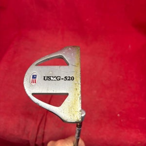 Kids Golf Club: Junior US Kids Golf Mallet Right Handed Putter (Used)