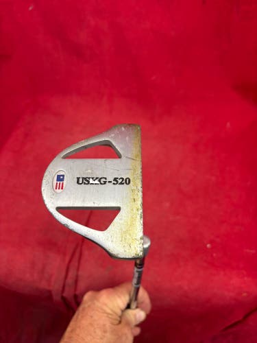 Kids Golf Club: Junior US Kids Golf Mallet Right Handed Putter (Used)