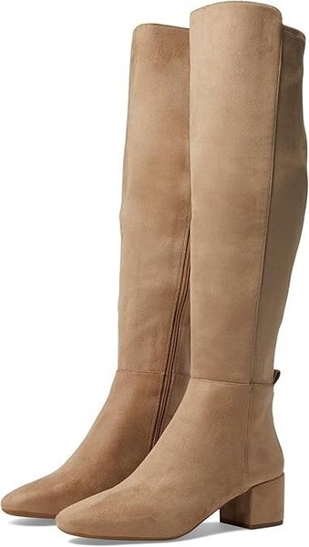 Michael Kors Braden 40F3BNMBES Boot Womens 5.5 Brown Round Toe Knee-High KHD1558