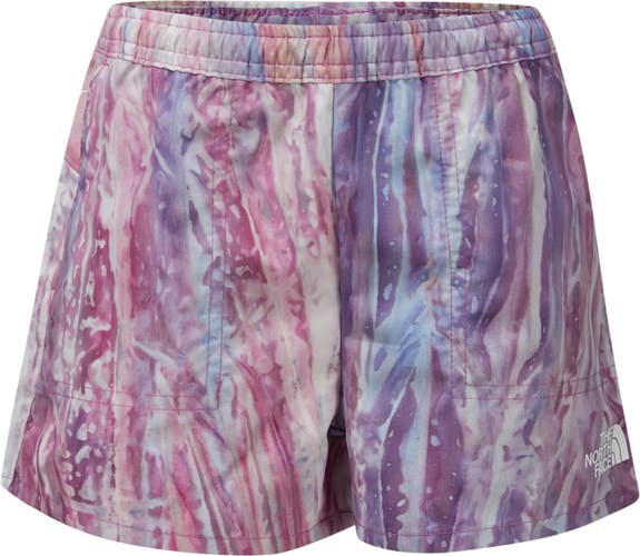The North Face Amphibious Class V Girl Large Purple Printed Water Shorts JDM1210