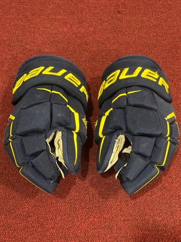 Bauer Supreme Ultrasonic Gloves 14" Pro Stock Item#MCUS