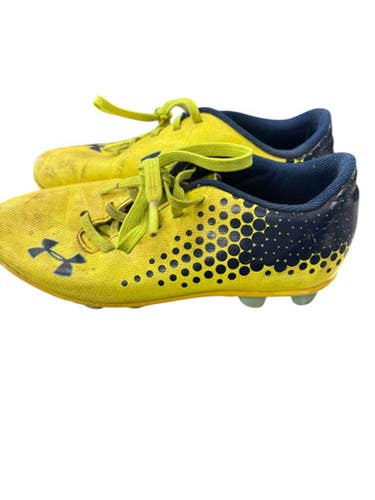 Used Under Armour Soccer Cleats Yellow Junior 01.5 11863-S000025602