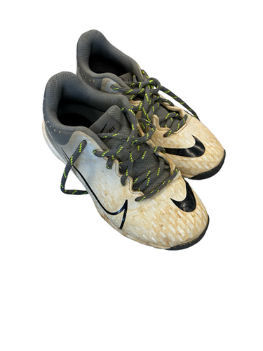 Used Nike BASEBALL CLEATS BB/SB Cleats White Junior 01 11682-S000129386