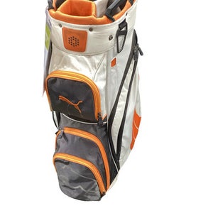 Used Puma 14 WAY CART BAG Mens Cart Bag Orange 11347-S000265735