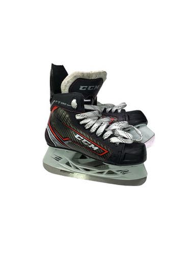 Used CCM JETSPEED FT350 JR HOCKEY SKATES Junior Hockey Skate Junior 04 11347-S000265713