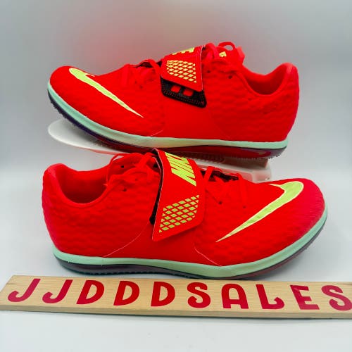 Nike High Jump Elite Field Track Spikes Bright Crimson FZ9636-600 Men's Size 9 

New Without Box