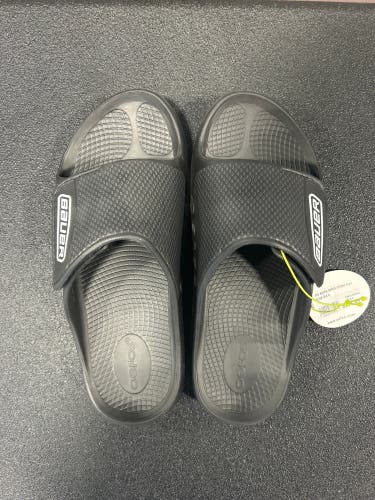 Bauer OOFOS Sport Flex Slide Black (New)