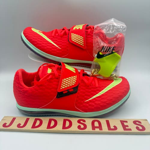 Nike High Jump Elite Field Track Spikes Bright Crimson FZ9636-600 Men's Size 9 

New.