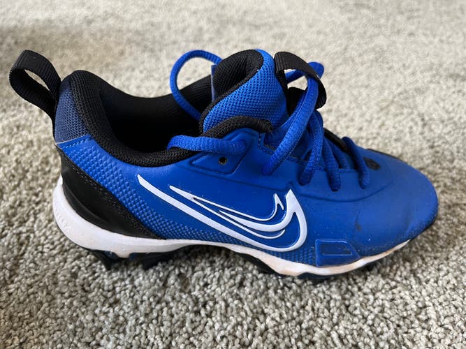 Blue Kid's 13K (Little Kids) Youth Nike Low Top Molded Cleats (Used)