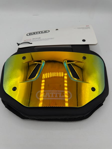 New Adult Battle Back Plate - Red/Orange