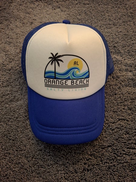 Orange Beach AL Salty Living Snapback Trucker Hat