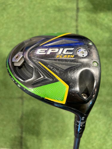 Men's 9° Callaway Epic Flash Sub Zero Driver - True Temper Hzrdus Smoke Shaft (Used)